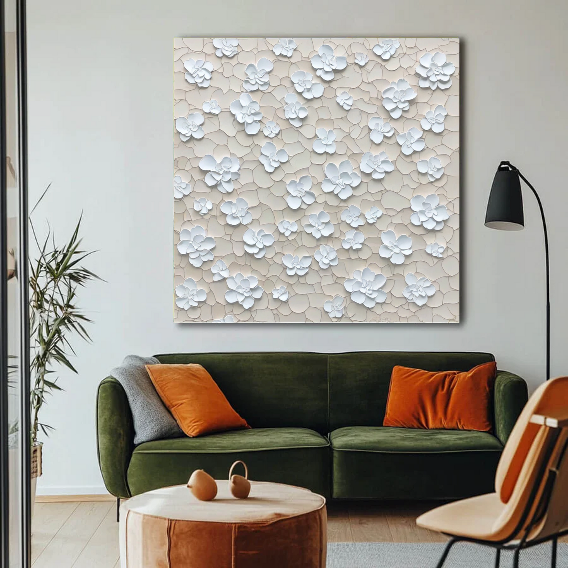 Ethereal Symphony of White Blooms