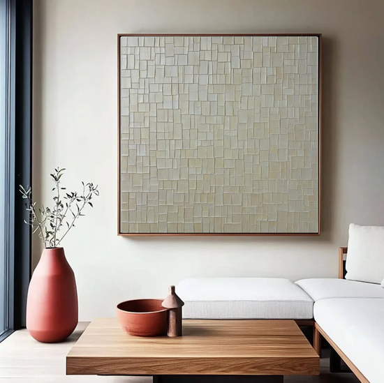 Serene Mosaic of Neutral Tones