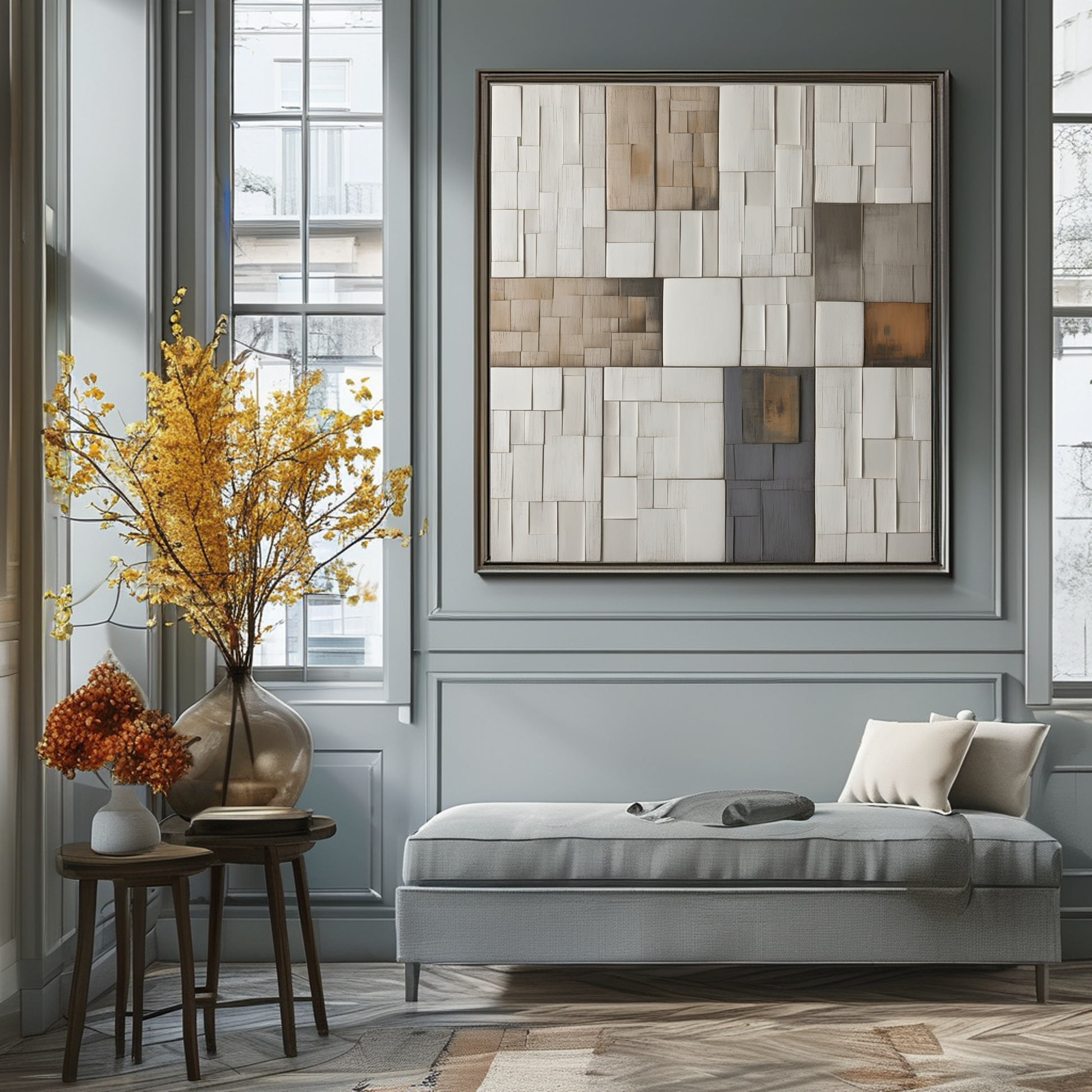 Textured Tapestry of Neutral Tones