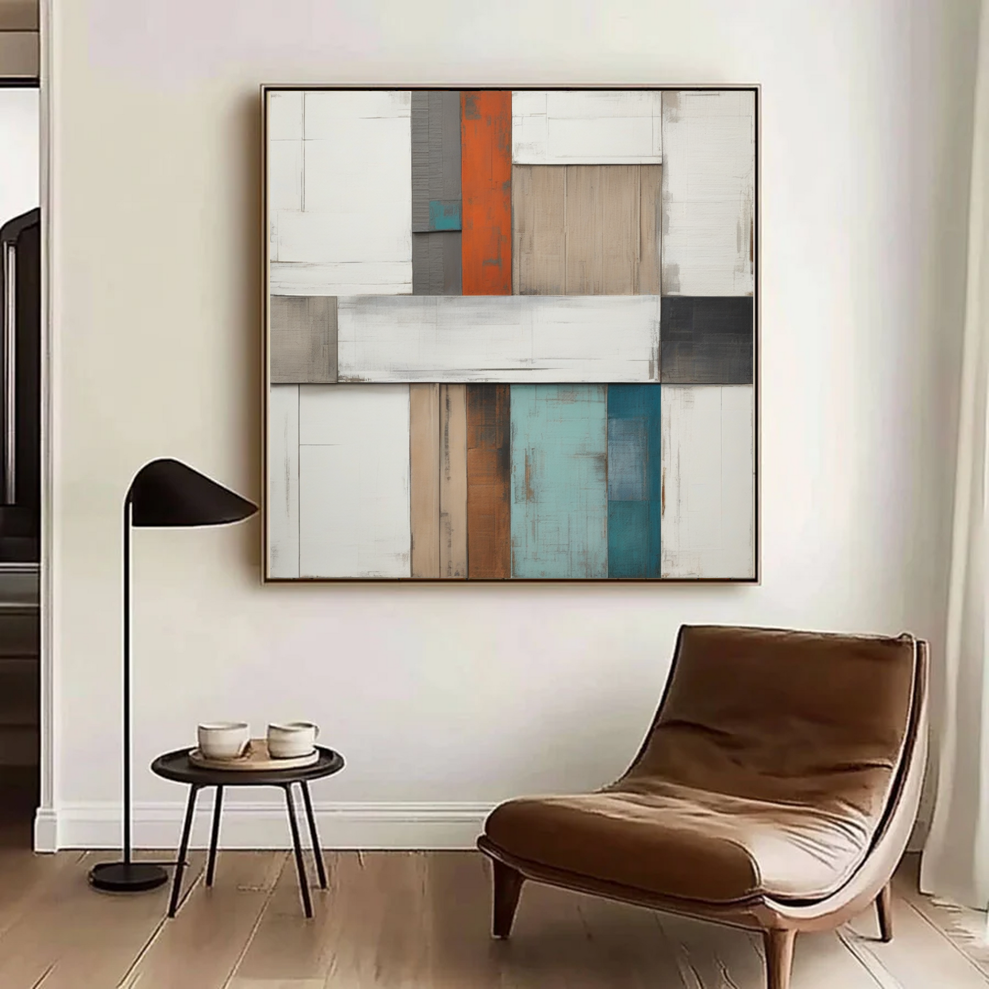 Palette de contrastes : une tapisserie texturée 