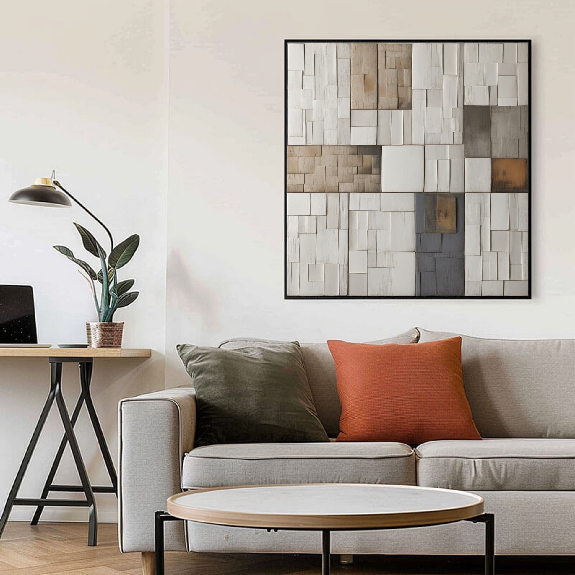 Textured Tapestry of Neutral Tones