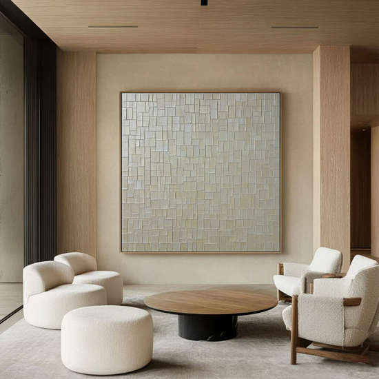 Serene Mosaic of Neutral Tones