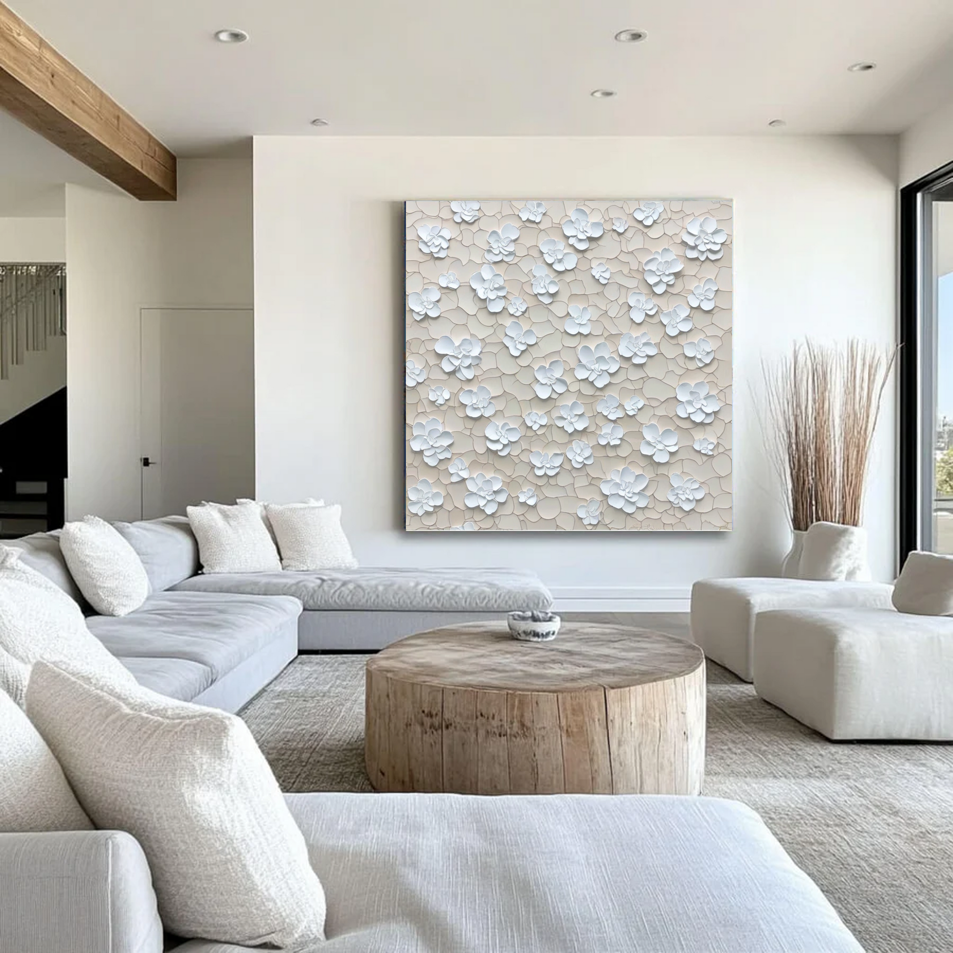 Ethereal Symphony of White Blooms
