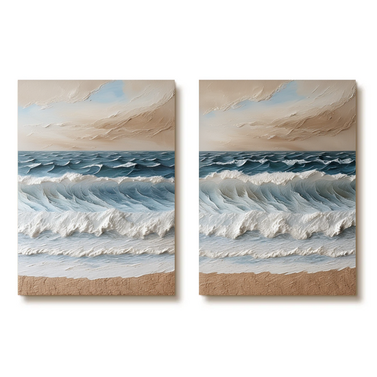 Rhythms of the Shoreline: Oceanic Embrace