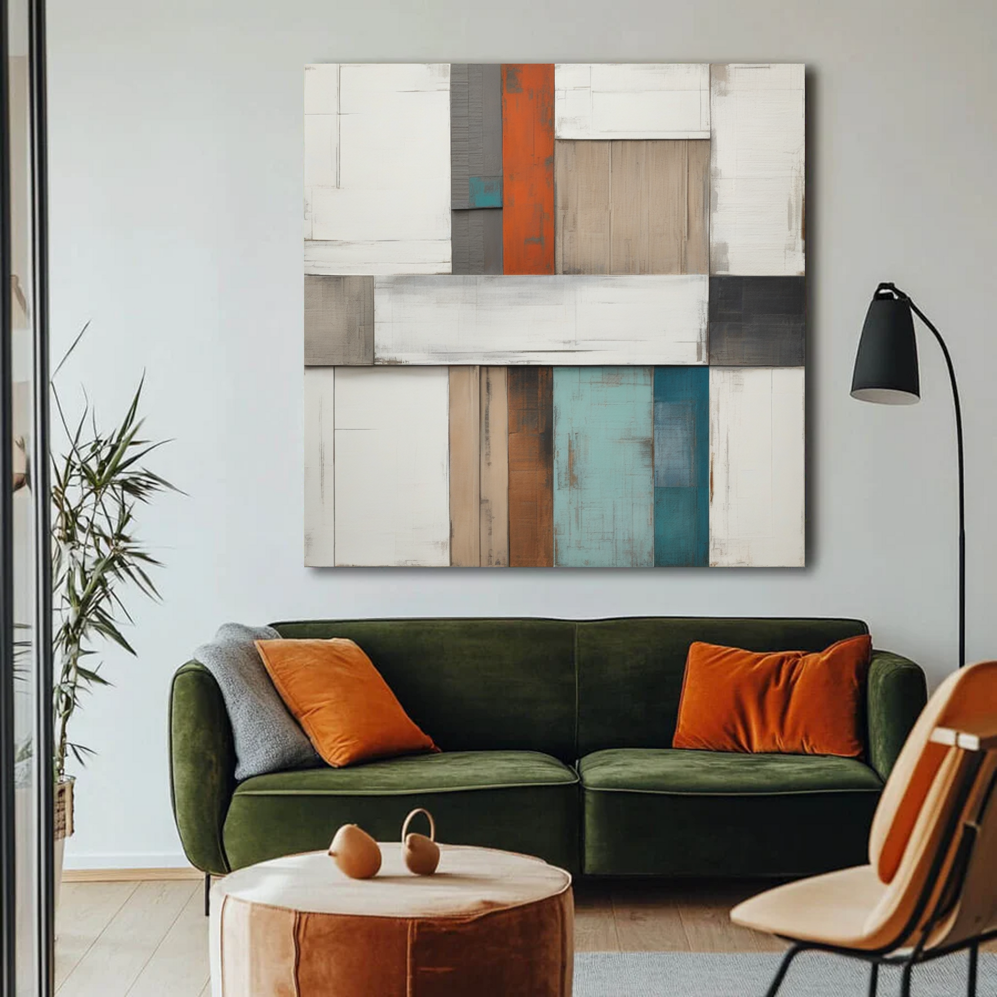 Palette de contrastes : une tapisserie texturée 