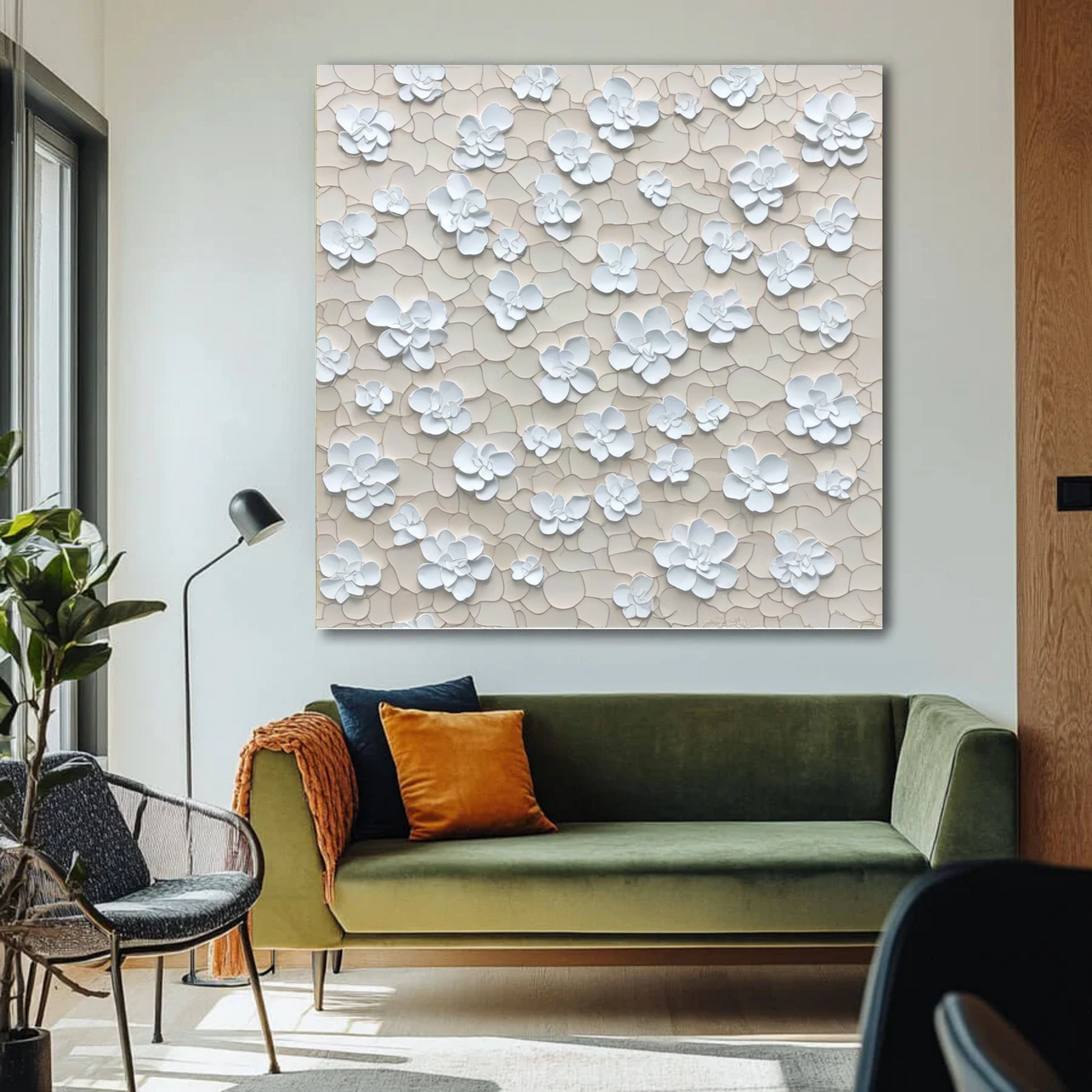 Ethereal Symphony of White Blooms