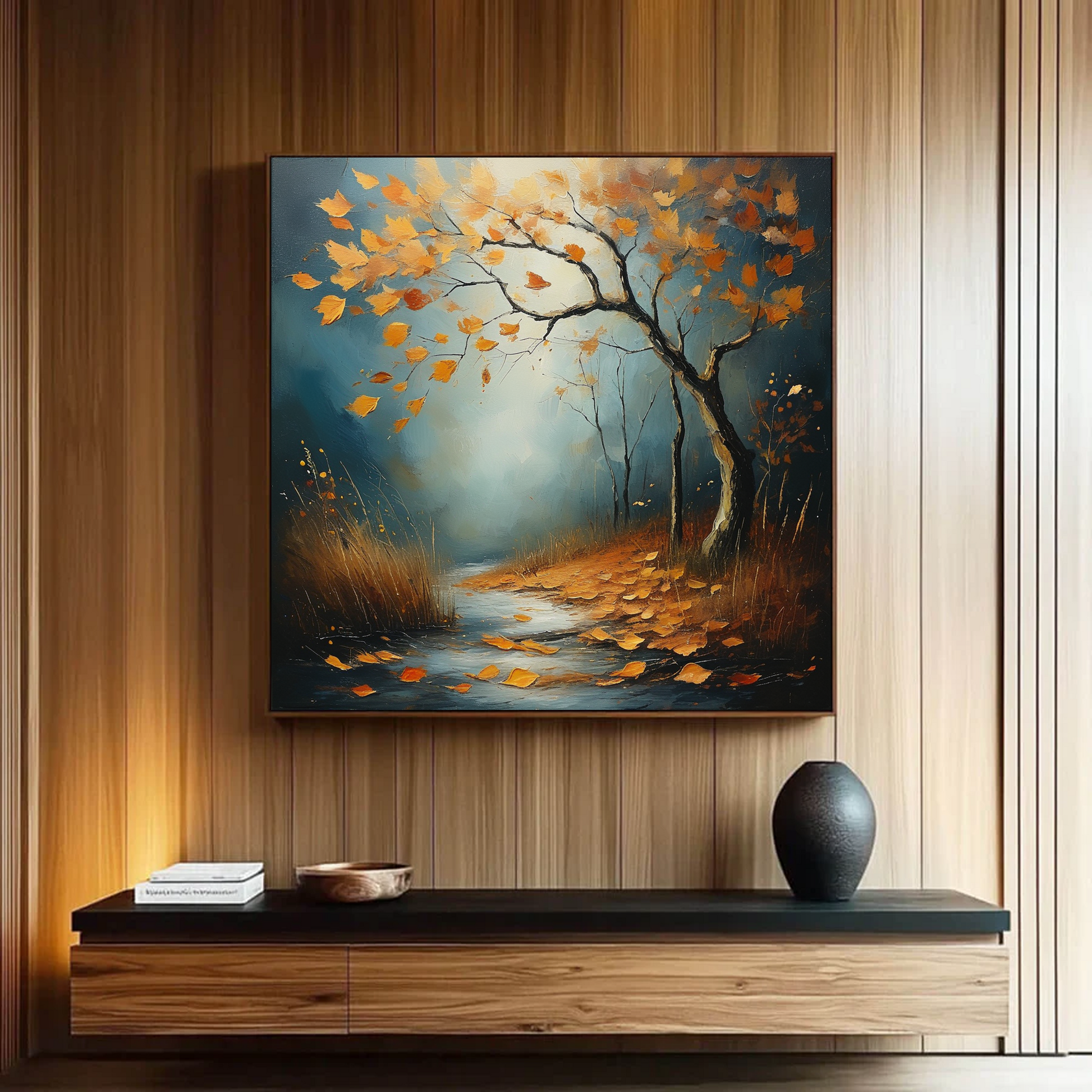 Enchanted Autumn Pathway