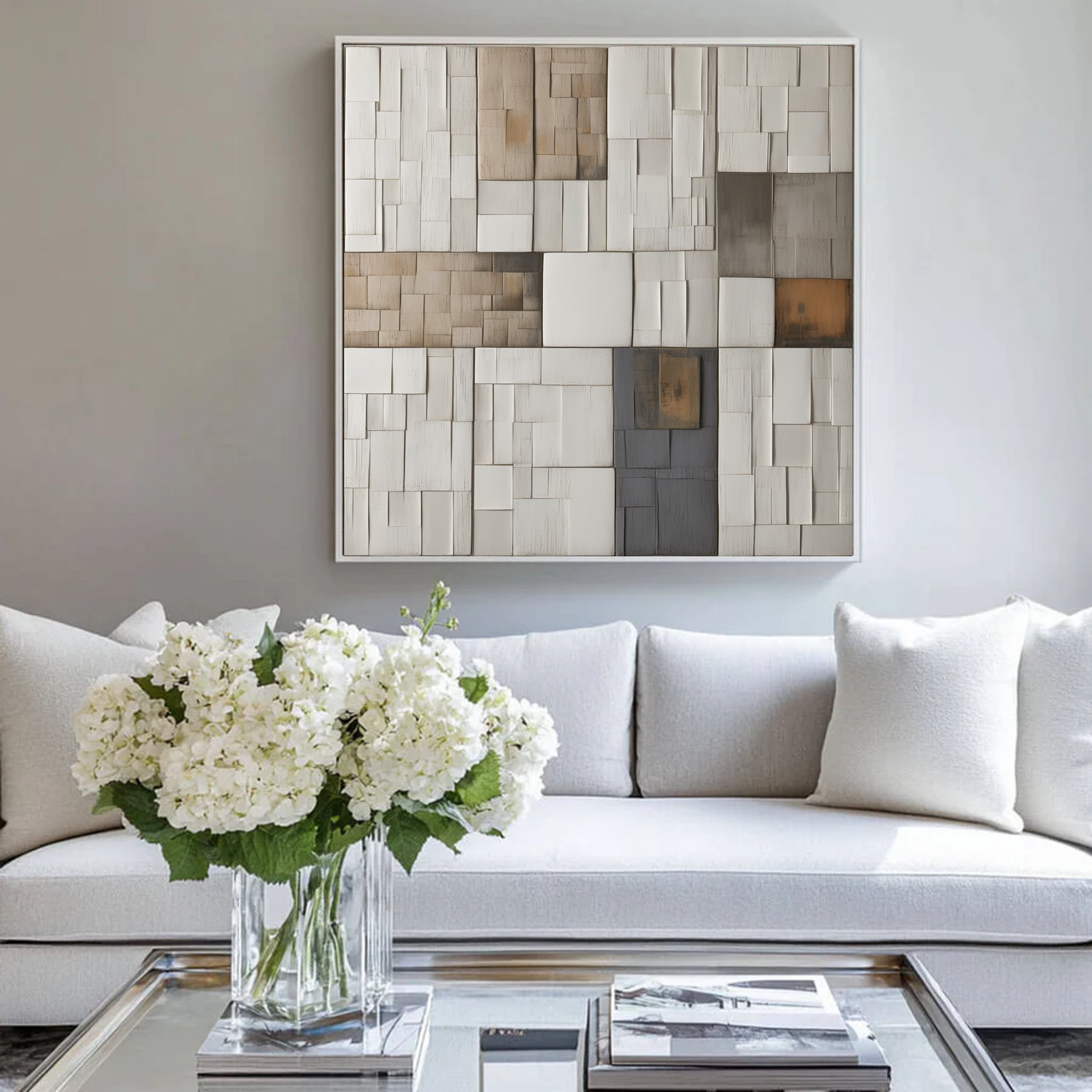 Textured Tapestry of Neutral Tones