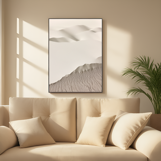 L'harmonie des paysages de sable : une ode à la tranquillité du désert 