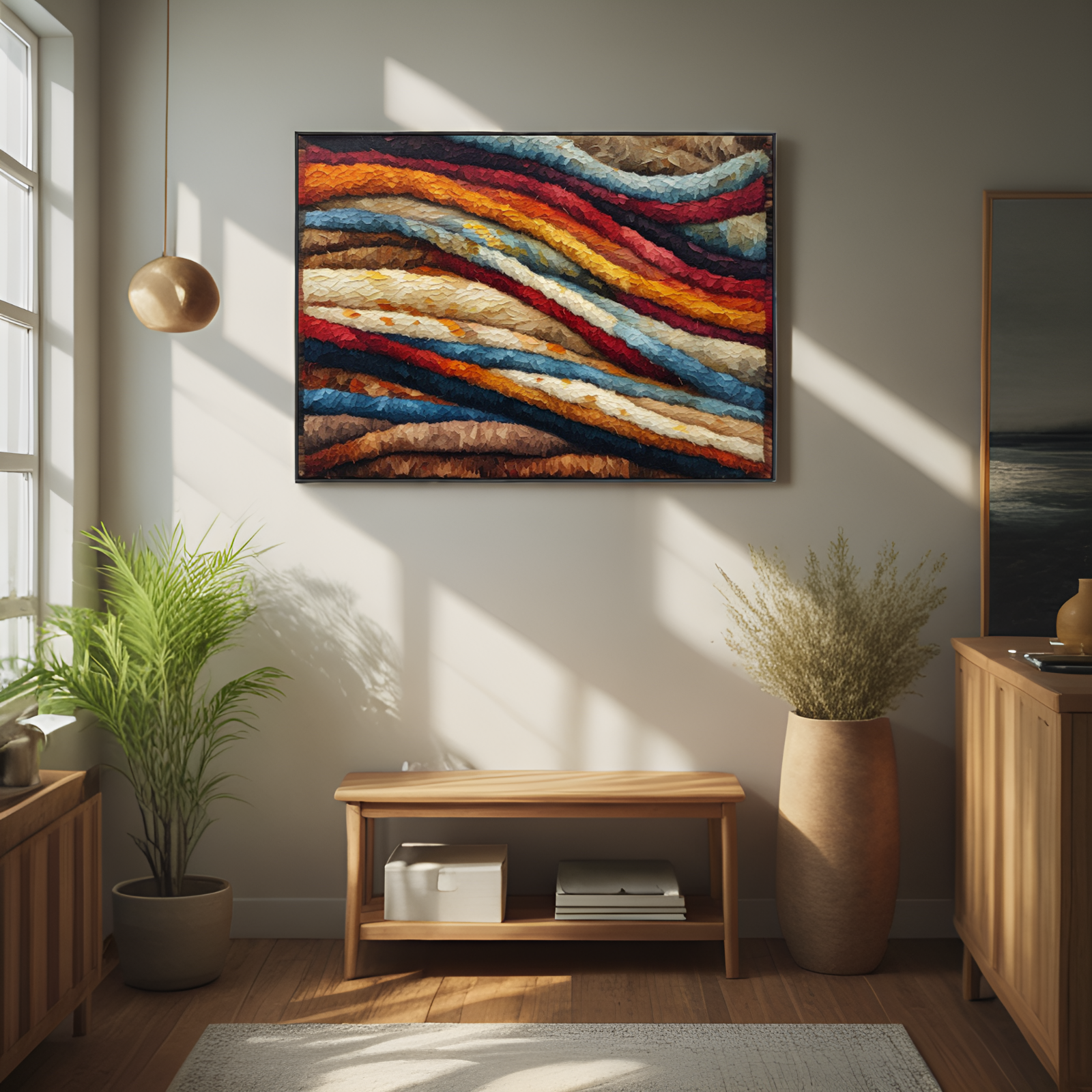 Harmony of Hues: Textured Color Streams