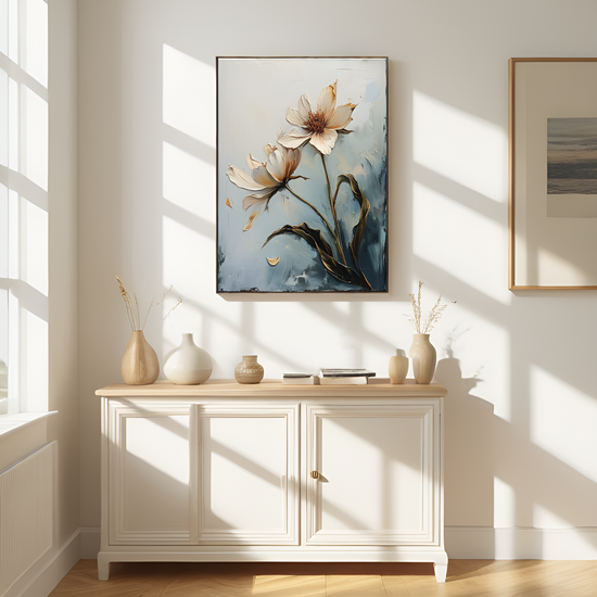 Ethereal Elegance: The Graceful Dance of Pale Blossoms