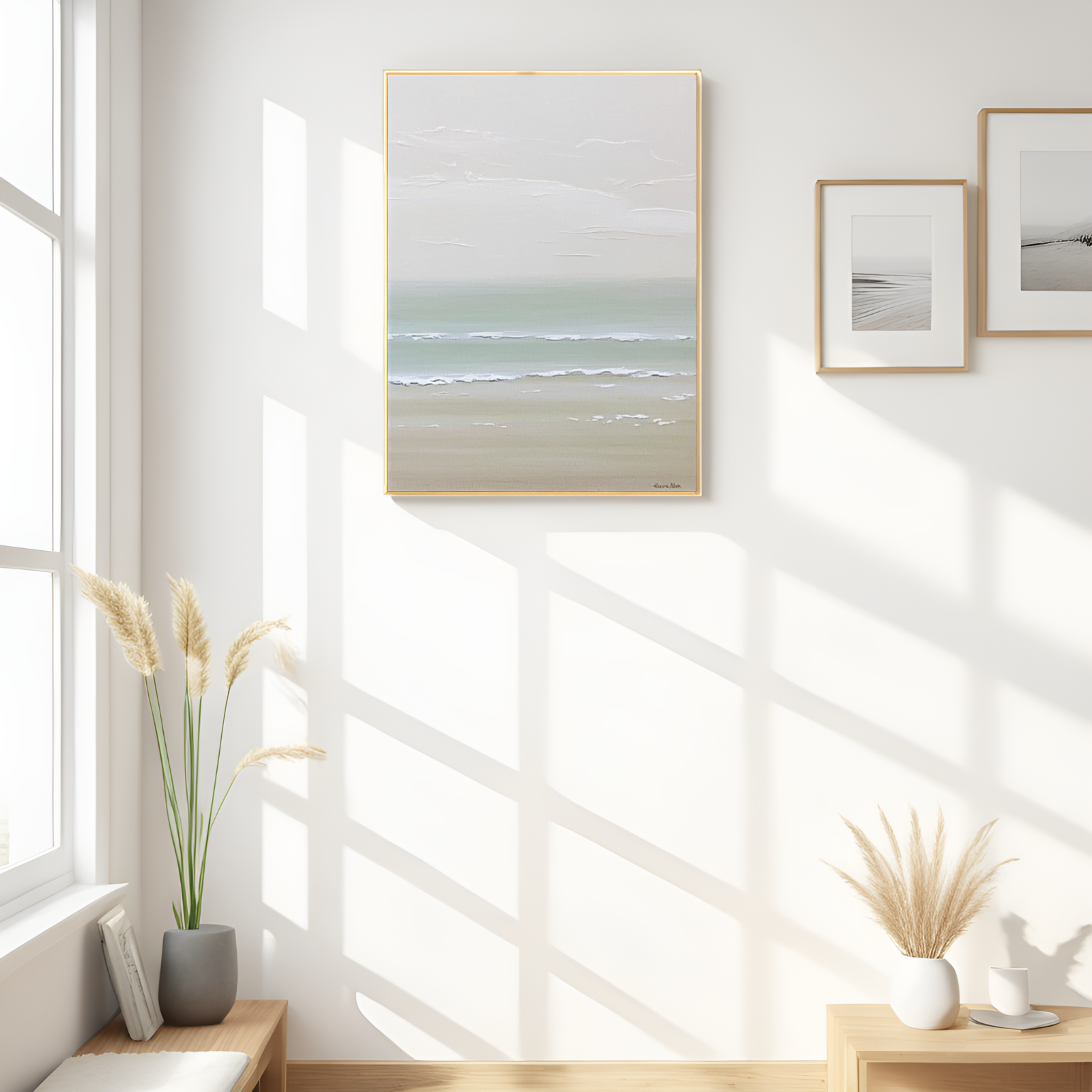 Serenity by the Shore: A Tranquil Seascape
