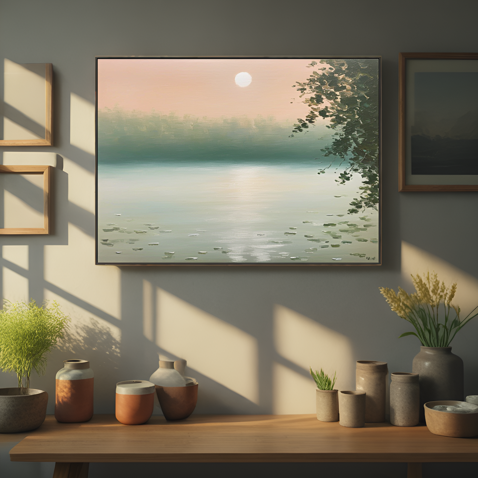 Moonlit Serenity on the Lake