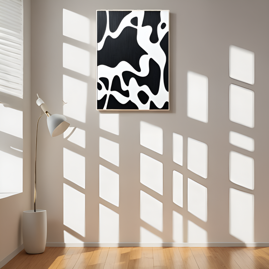 Abstract Meanderings: The Enigmatic Play of Black and White