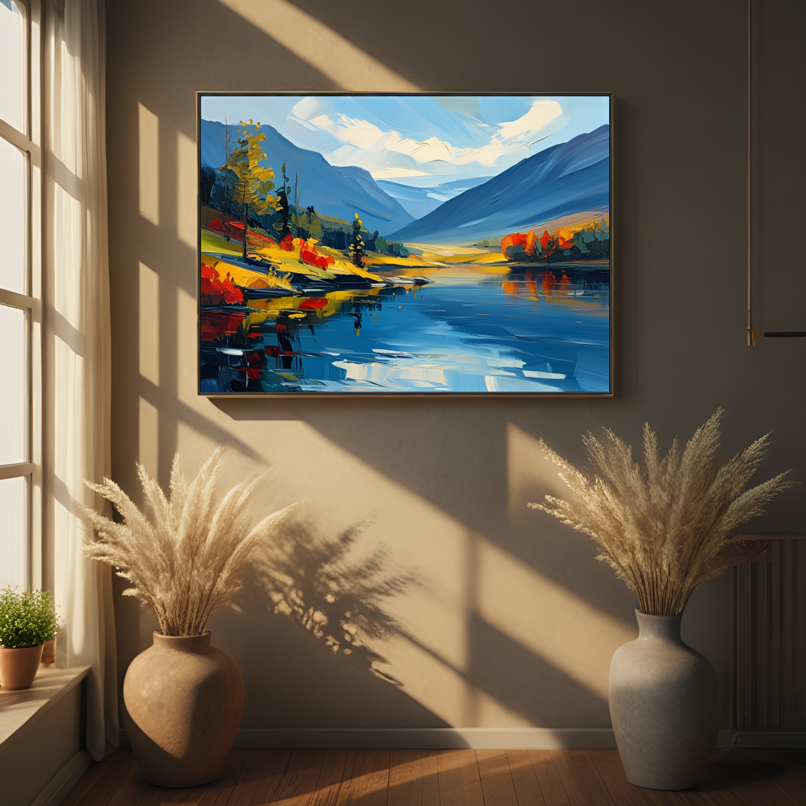 Autumn Splendor by the Lake