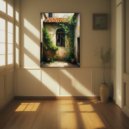 Secret Garden Nook: The Ivy - Clad Courtyard