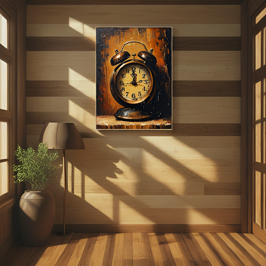 Time's Echo: The Vintage Alarm Clock