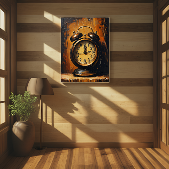 Time's Echo: The Vintage Alarm Clock