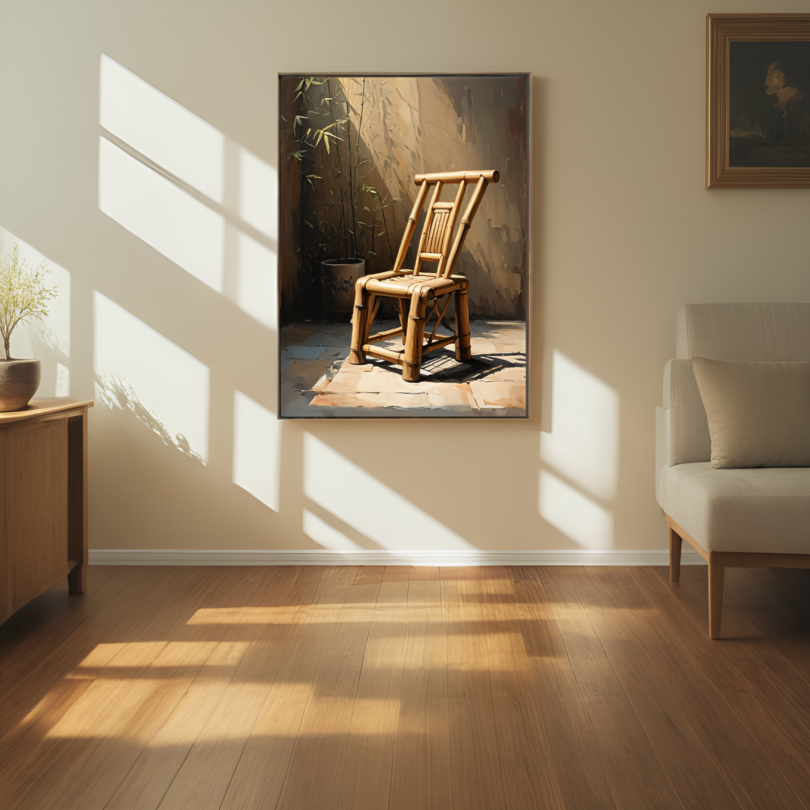 Serenity in Bamboo: The Peaceful Chair