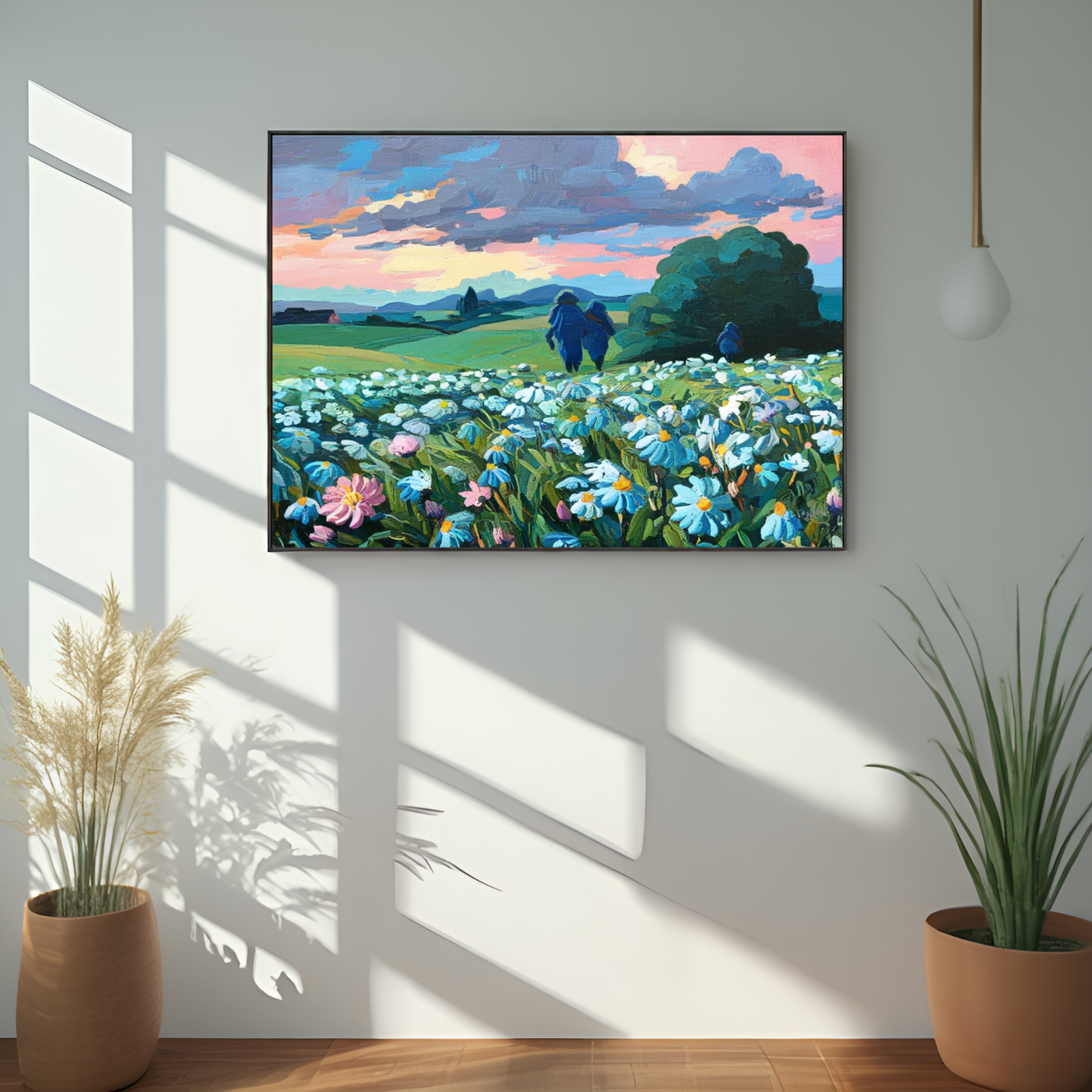 Sunset Ramble in the Floral Meadow
