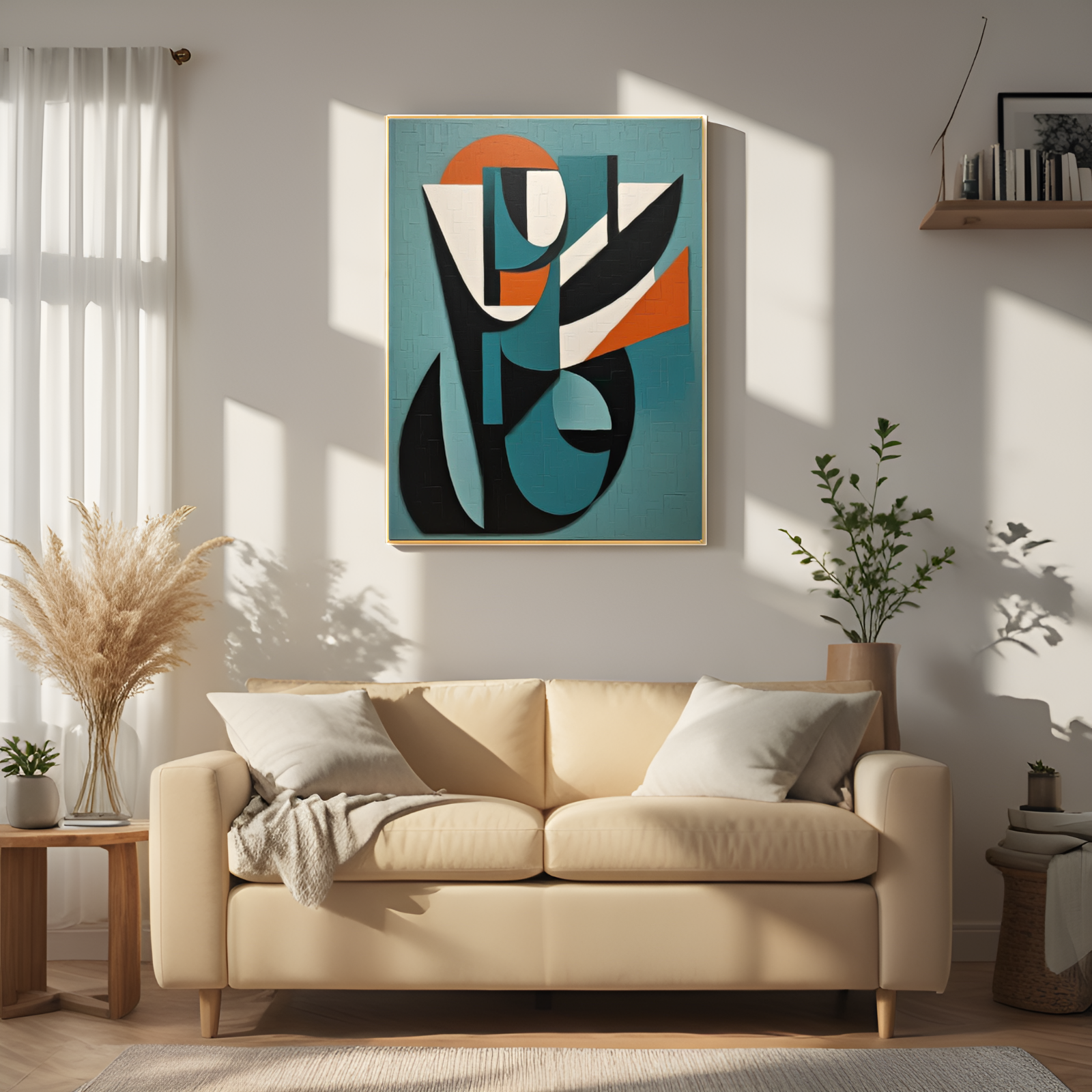 Geometric Reverie: The Colorful Confluence of Shapes