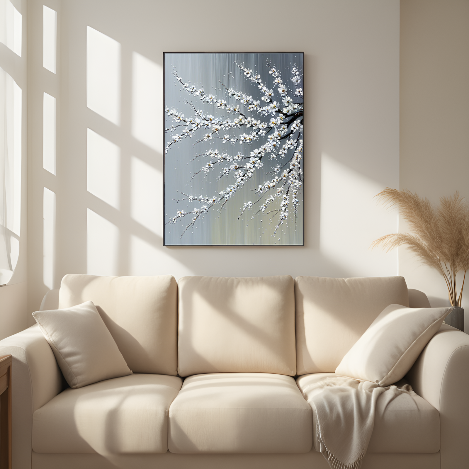 Blossoming Serenity: The Grace of Plum Branches