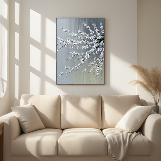 Blossoming Serenity: The Grace of Plum Branches