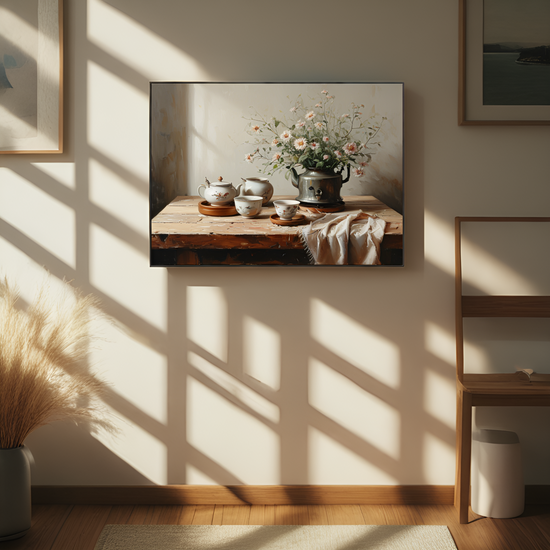 Tea Time Serenity: A Still Life Reverie