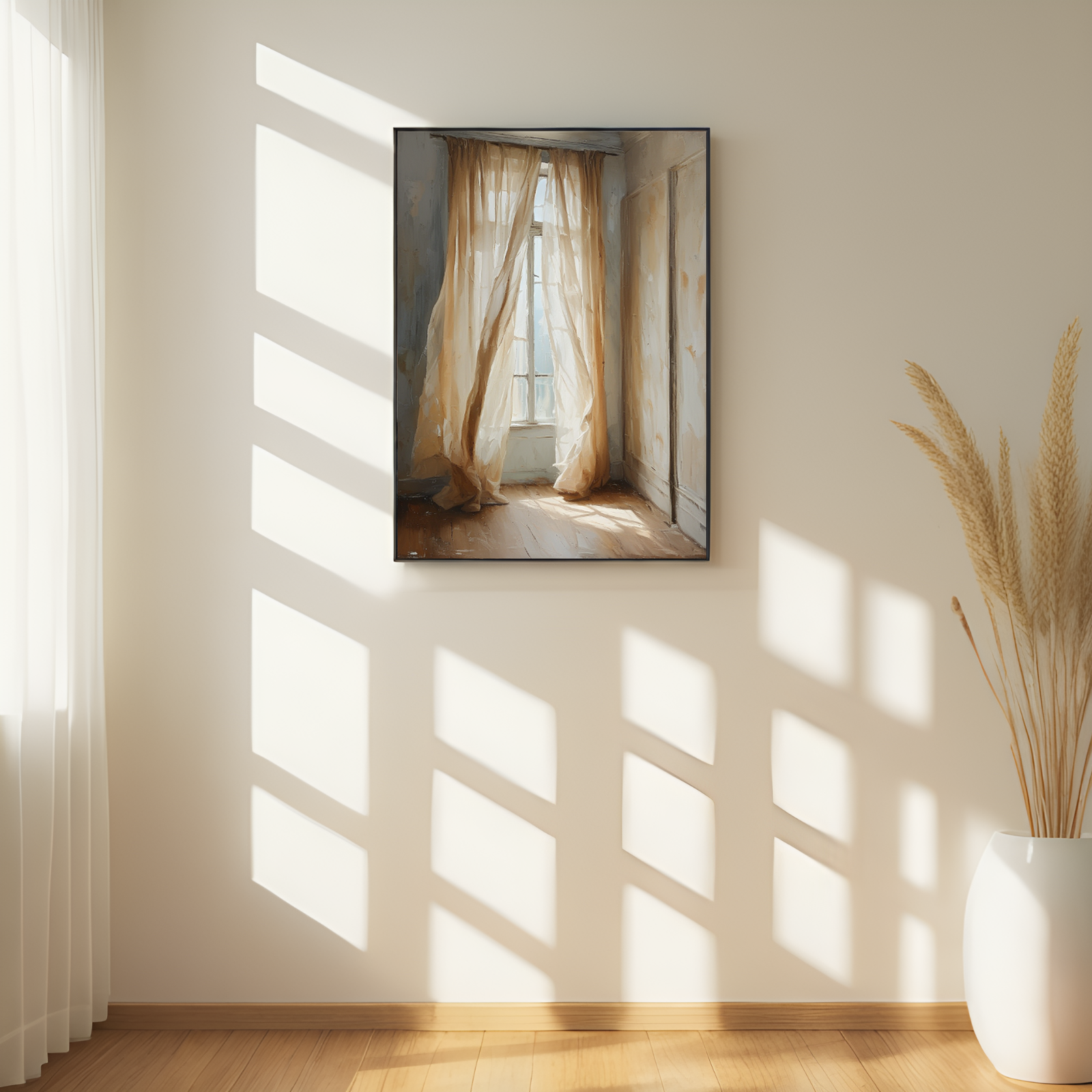 Sunlight Serenade: The Window's Embrace