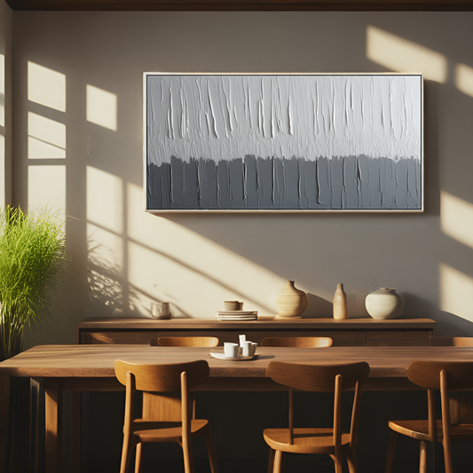 Abstract Gray Tonal Painting