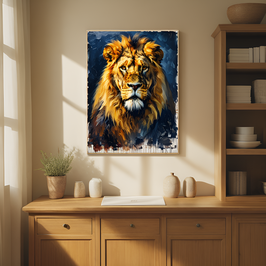 Regard royal : la majesté du lion 