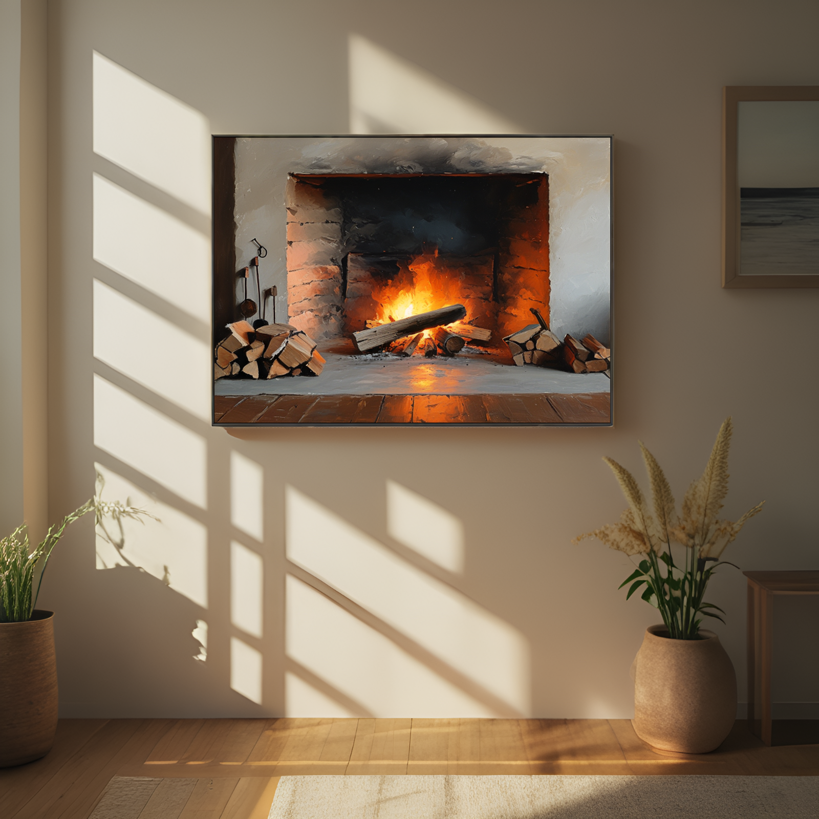 Blazing Warmth of the Hearth