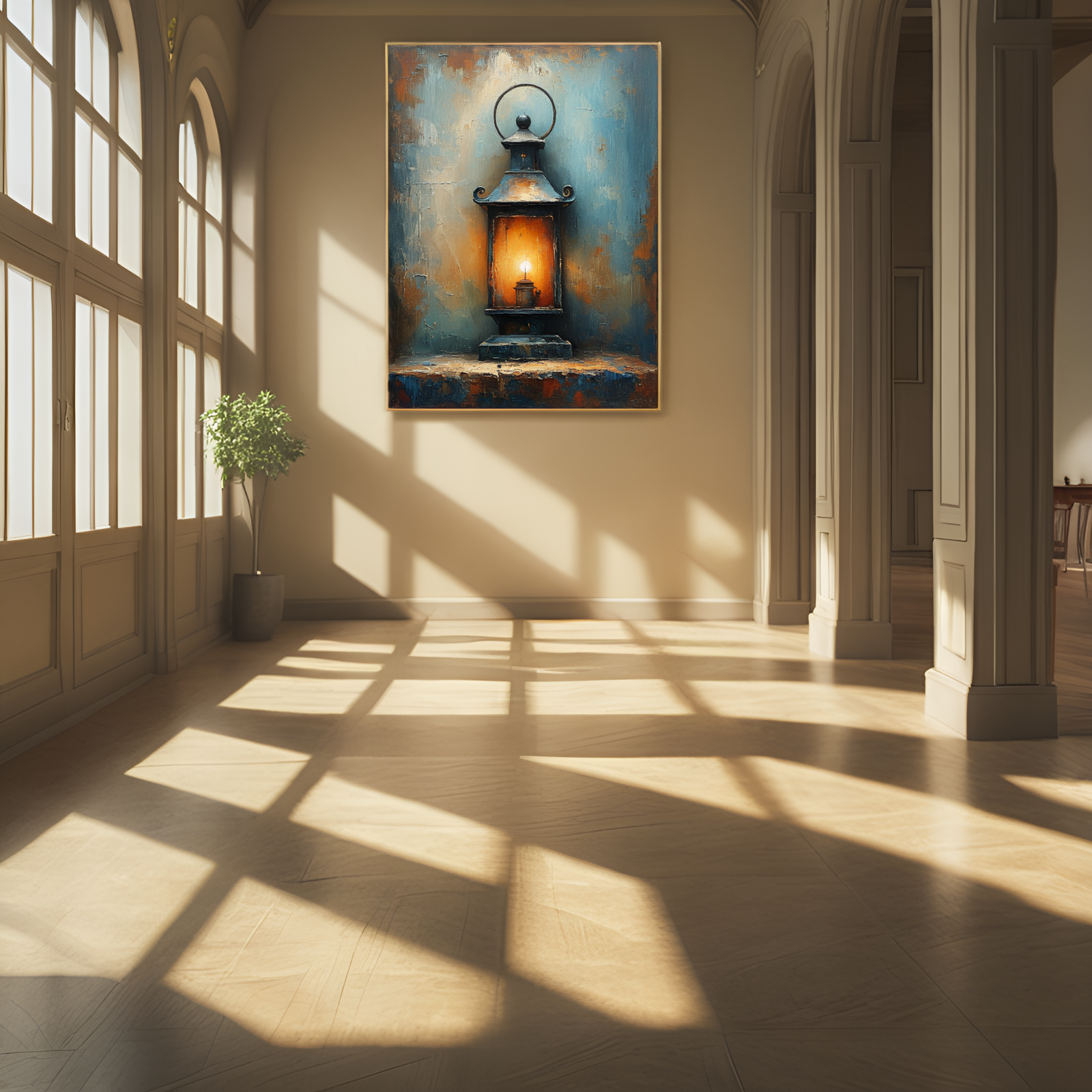 Glow of Nostalgia: The Timeless Lantern