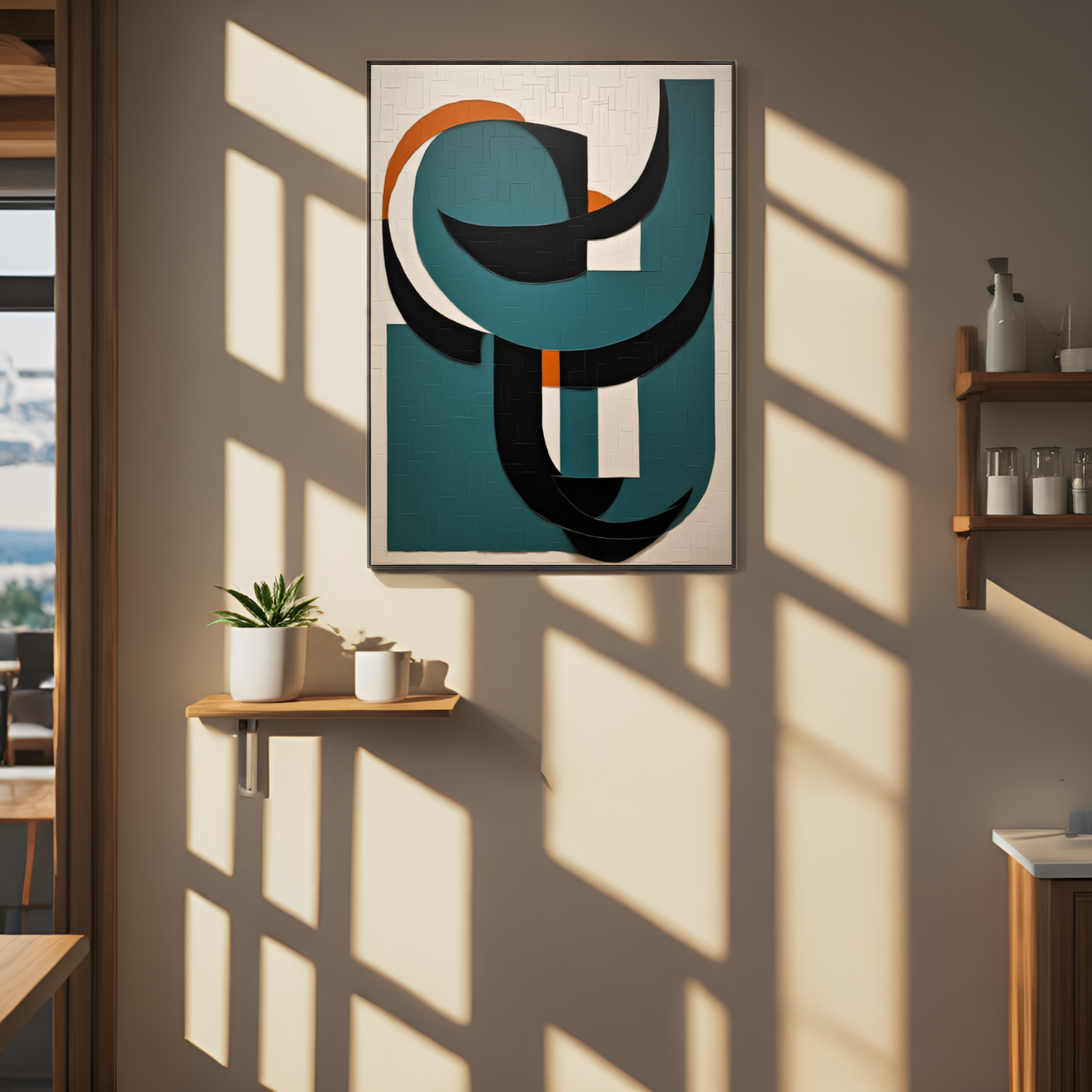 Geometric Symphony: The Dance of Shapes in Color