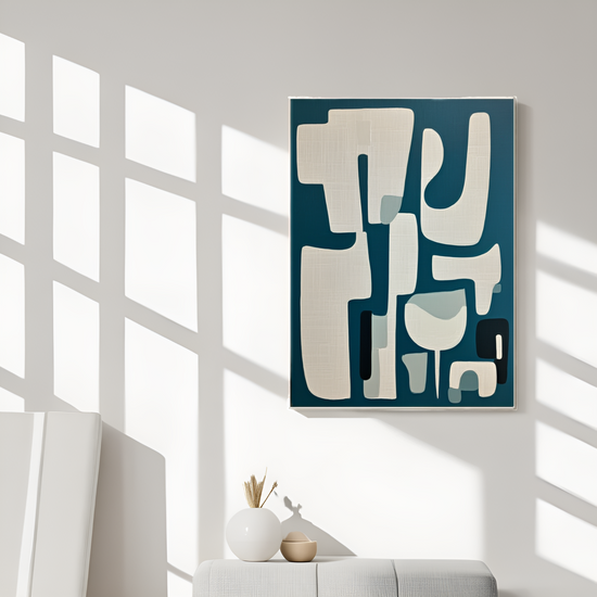 Abstract Geometry: The Harmonious Blend of Shapes and Tones