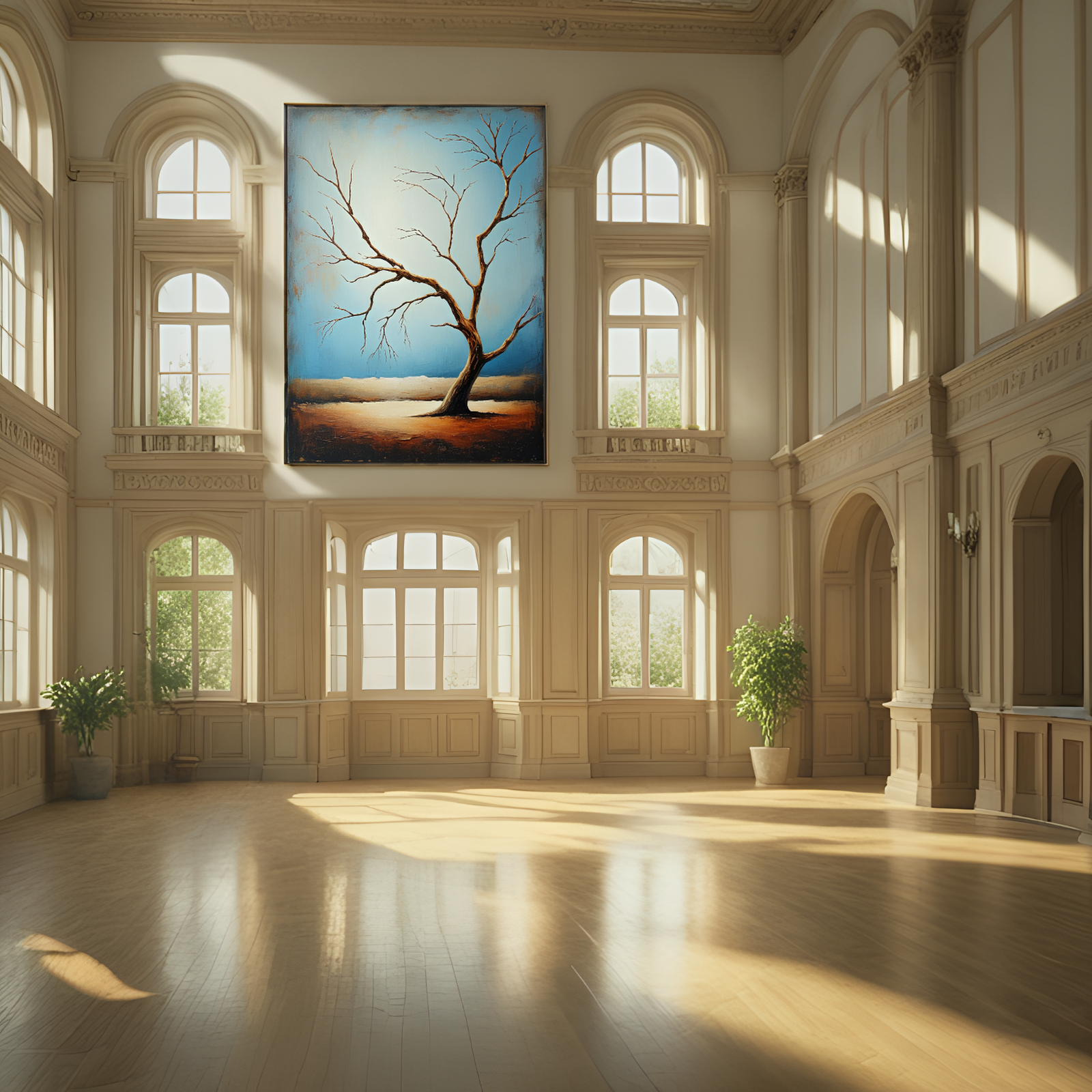 Solitude of the Bare Tree: A Portrait of Resilience