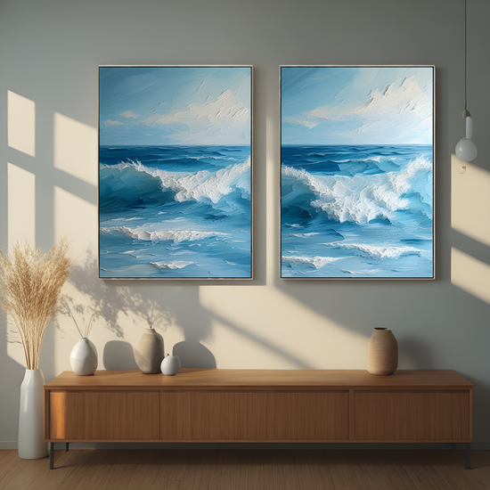 Oceanic Rhapsody: The Ever - Changing Dance of the Waves