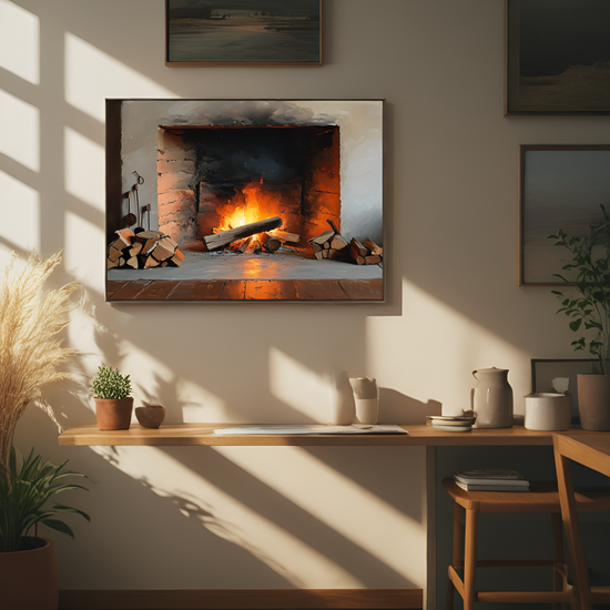 Blazing Warmth of the Hearth