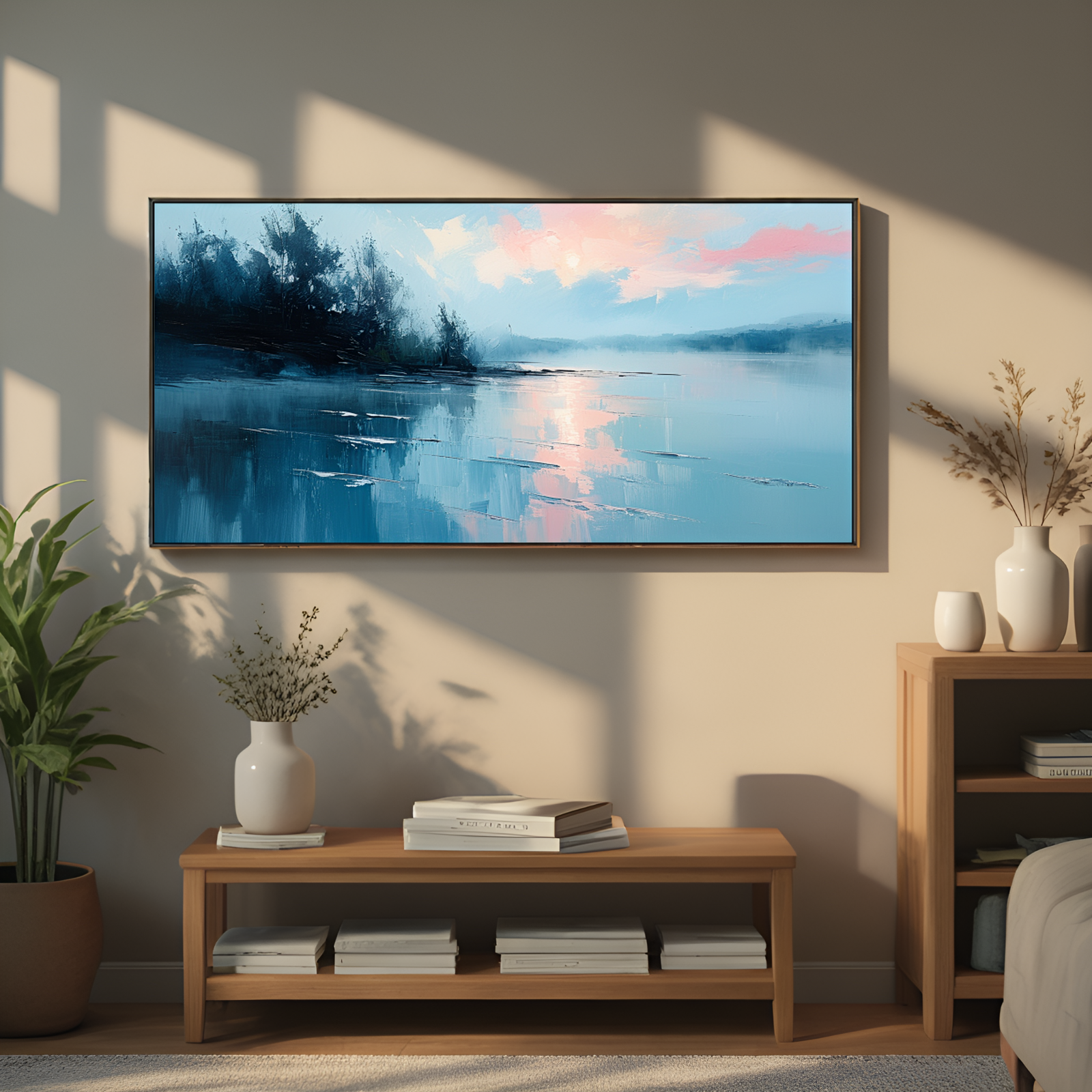 Serene Lake at Dawn