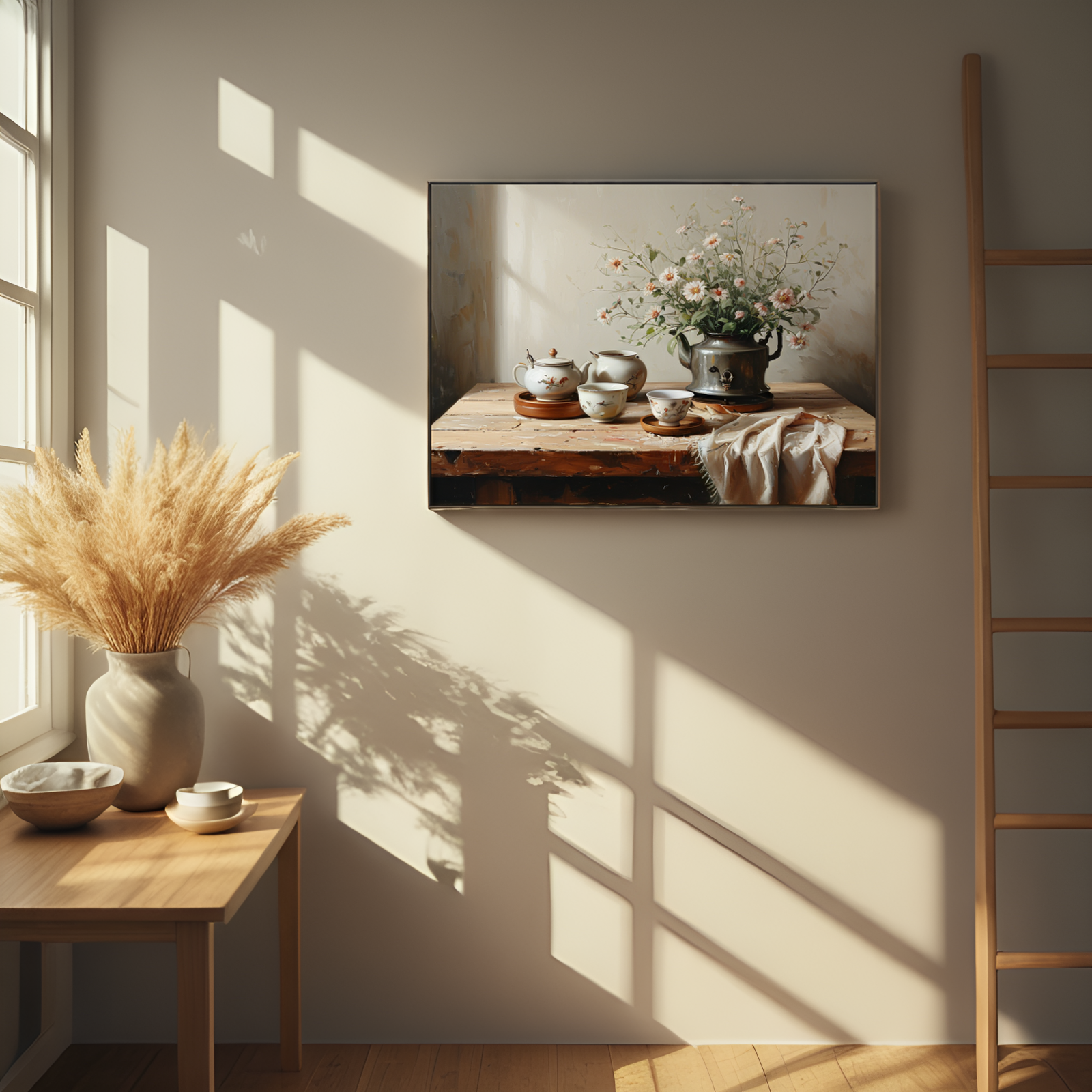 Tea Time Serenity: A Still Life Reverie
