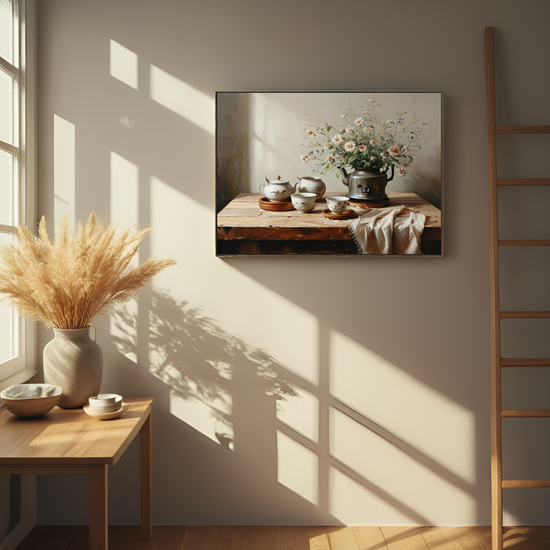 Tea Time Serenity: A Still Life Reverie