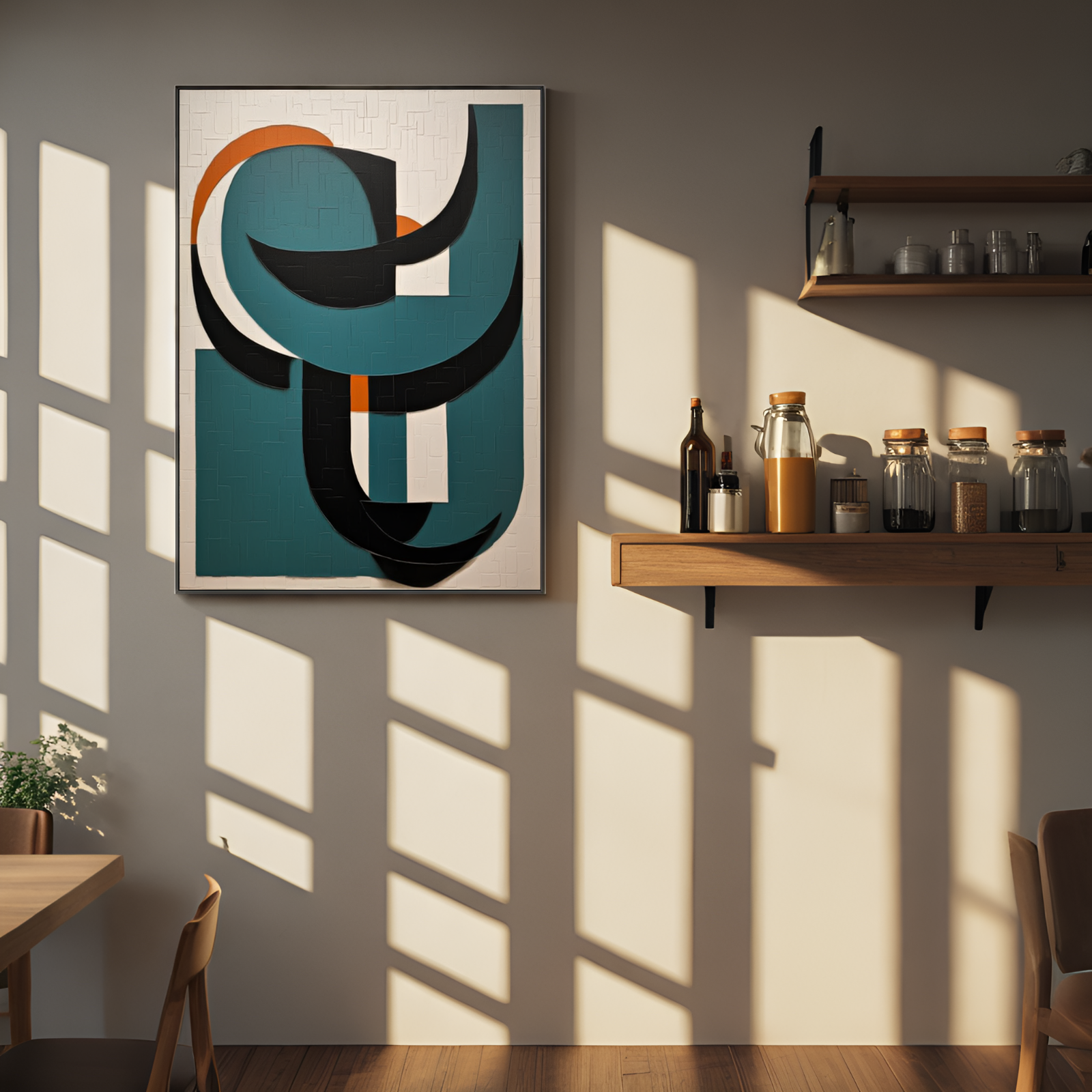 Geometric Symphony: The Dance of Shapes in Color