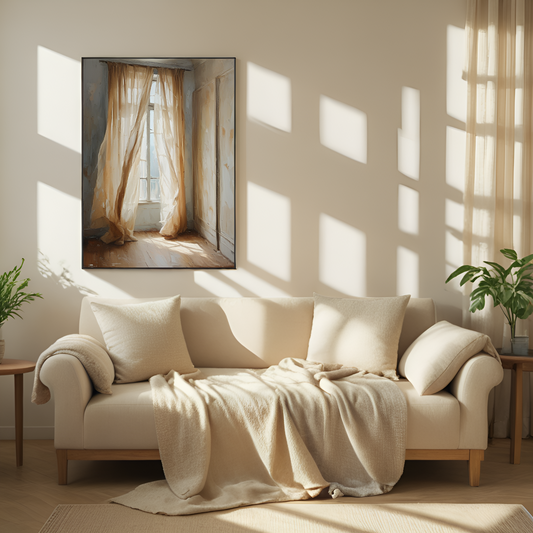 Sunlight Serenade: The Window's Embrace
