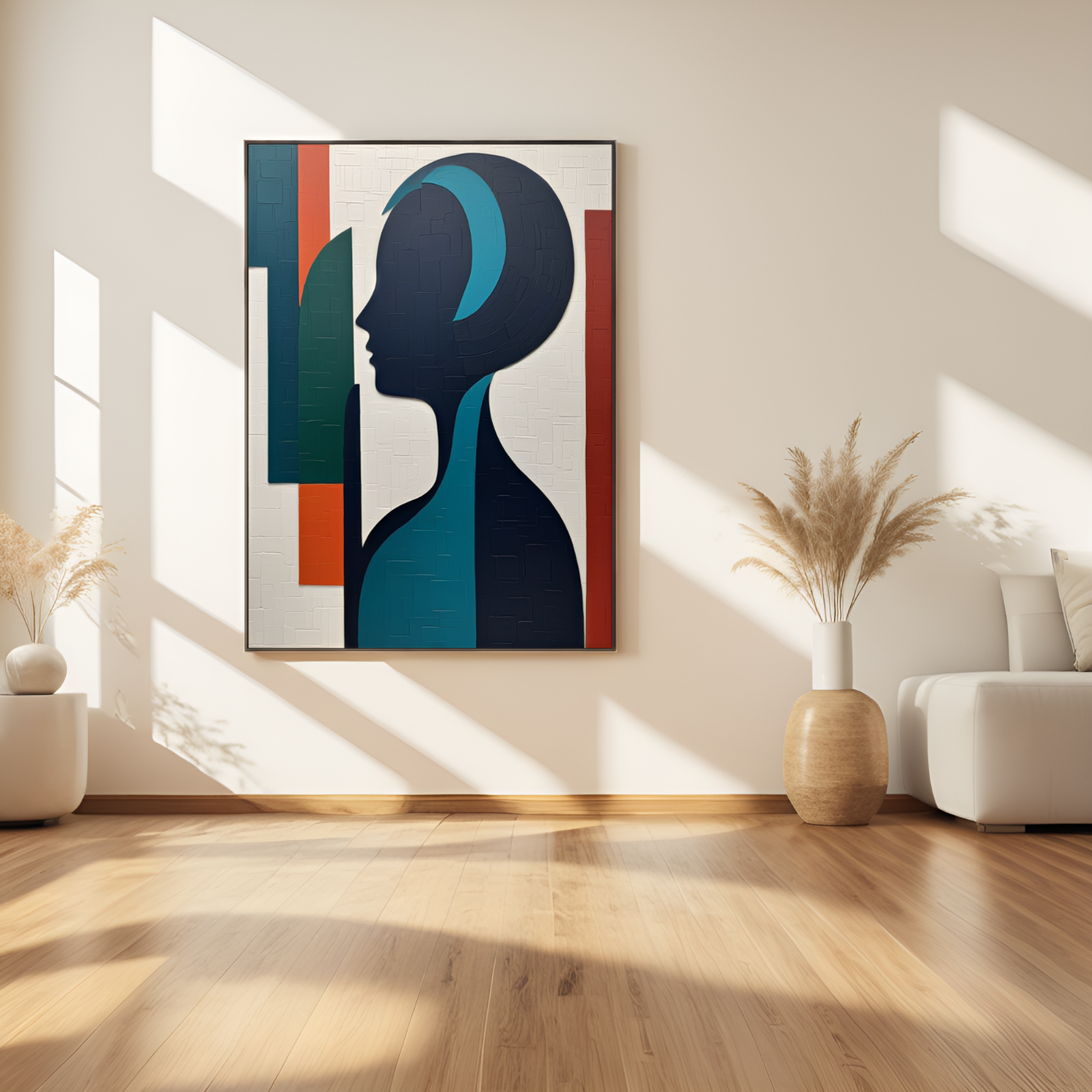 Rêverie en silhouette : le profil énigmatique 