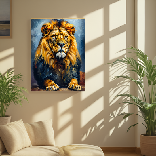 The Lion's Repose: Majesty in Stillness