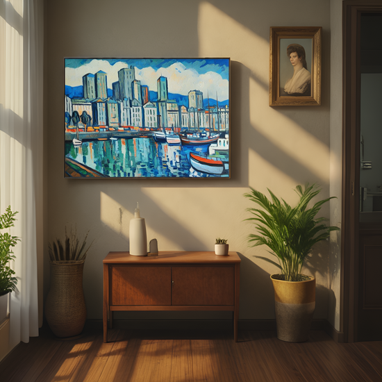Harbor and Cityscape