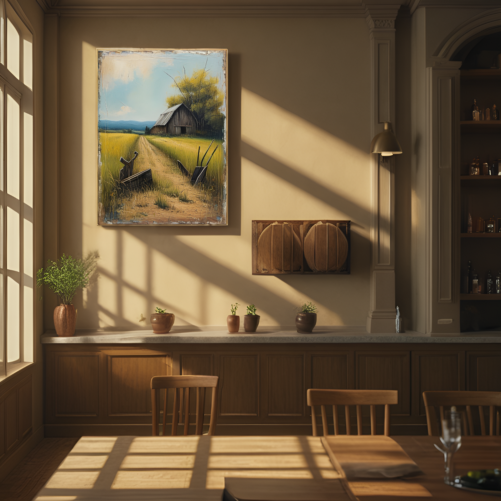 Rustic Reverie: The Idyllic Farmstead Path