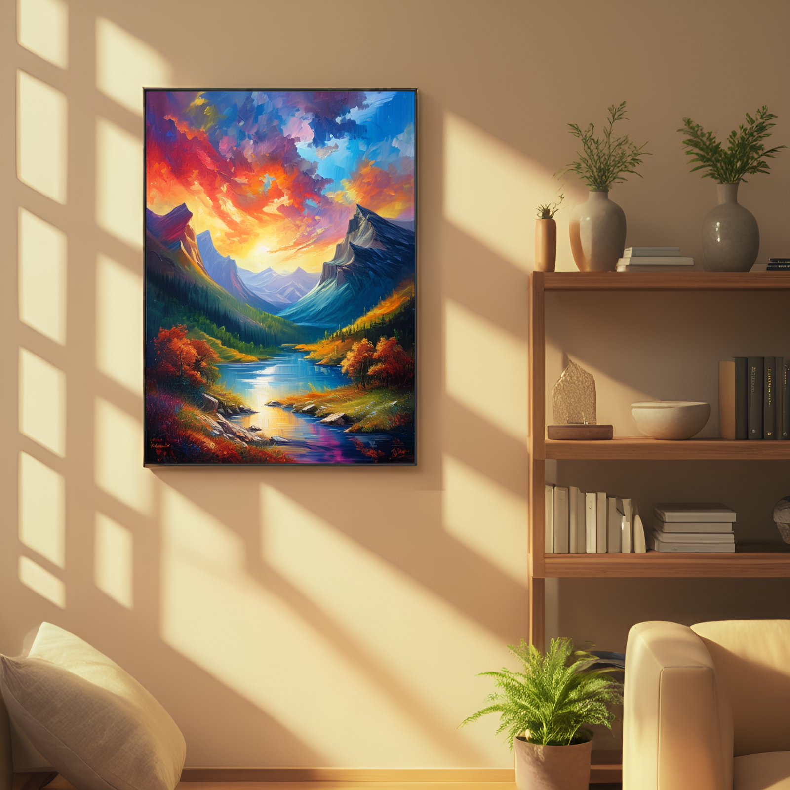 Splendid Sunset over Mountain Vistas