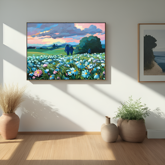 Sunset Ramble in the Floral Meadow