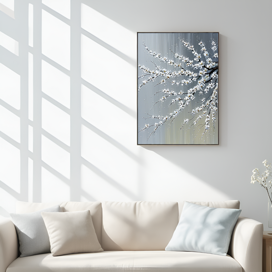 Blossoming Serenity: The Grace of Plum Branches